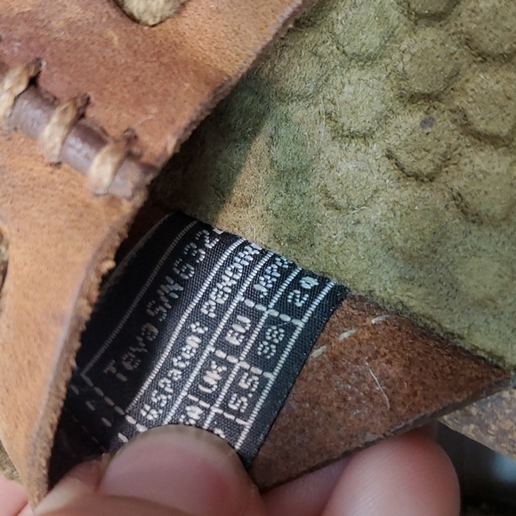 Teva Women 6324 Leather Slide Sandals Flip Flop Flats shoes sz 7 - Picture 7 of 10